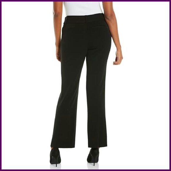 Curvy Fit Gabardine Bootcut Dress Pants, Stretch Comfort, Two Inseams - Picture 4 of 8